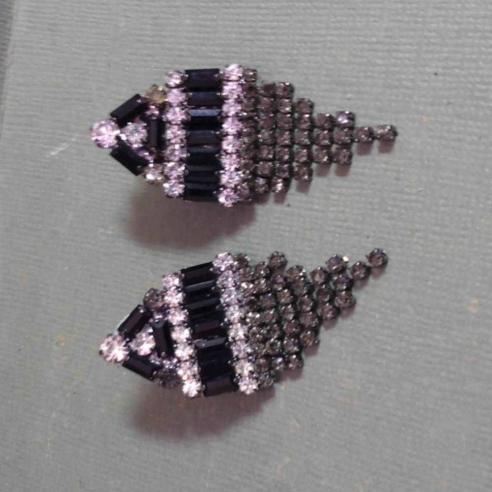 Rhinestone earrings